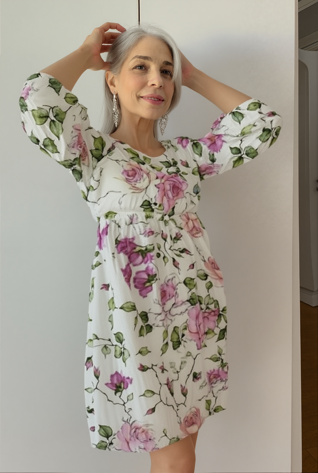 Kira | Timeless Chic Floral Dress