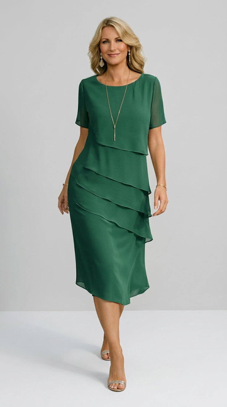 Lurea | Layered Midi Dress