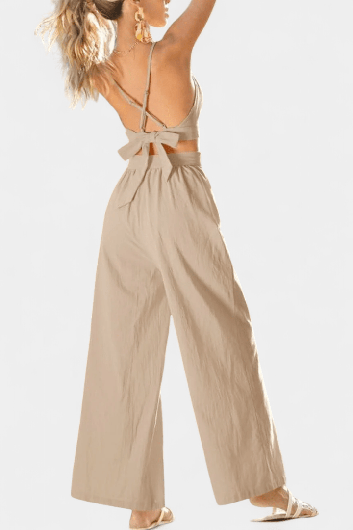 Valentina | Lace Top &amp; Wide Trousers