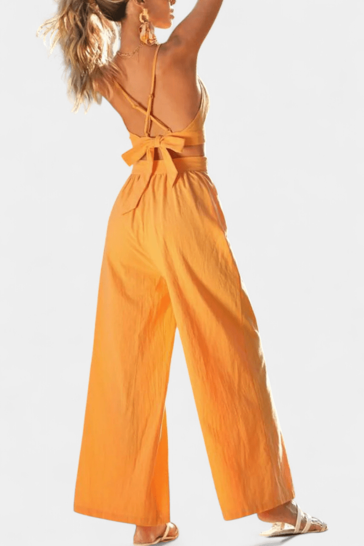 Valentina | Lace Top &amp; Wide Trousers