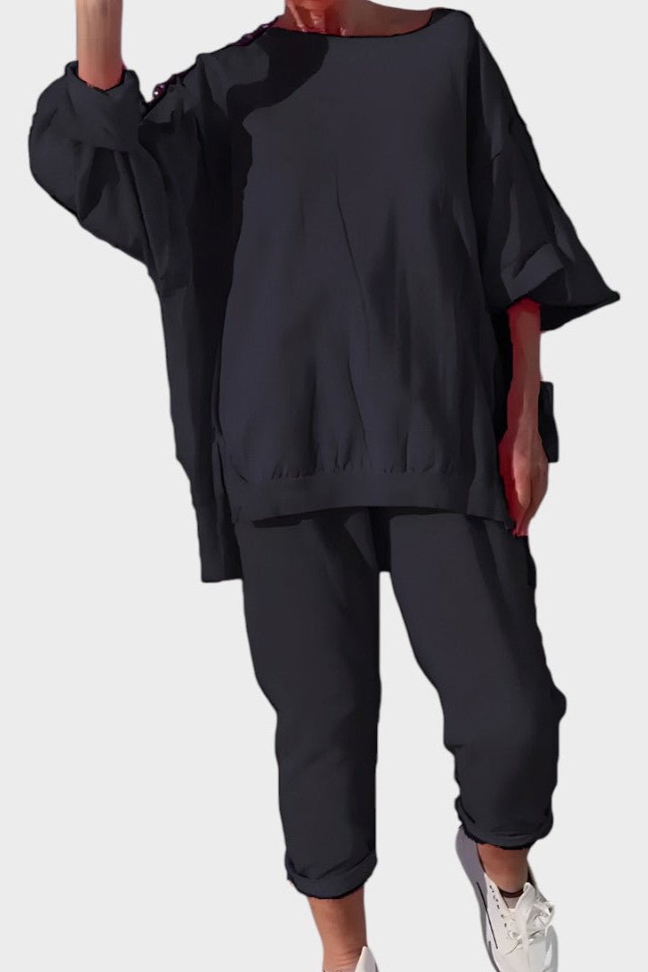 Veronika | Oversized T-Shirt &amp; Trousers