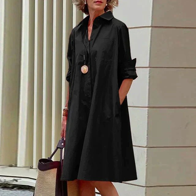 Jess | Casual Pocket Midi Dress