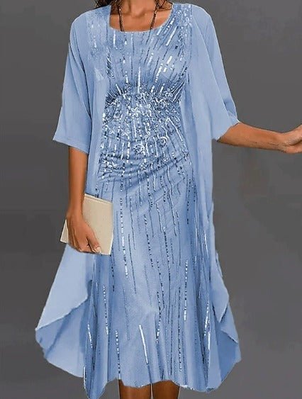 Karra | Elegant Floral Midi Dress
