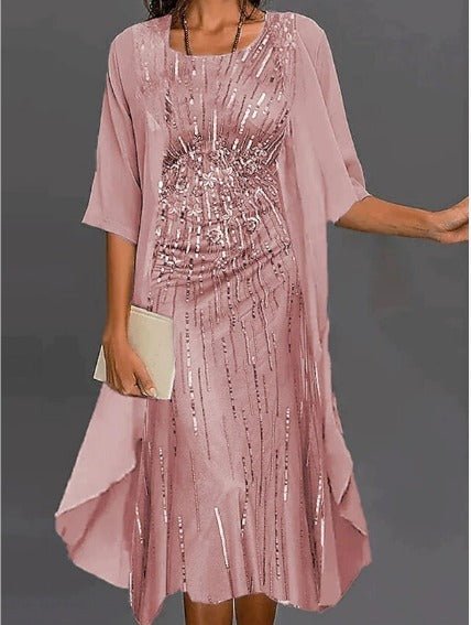 Karra | Elegant Floral Midi Dress