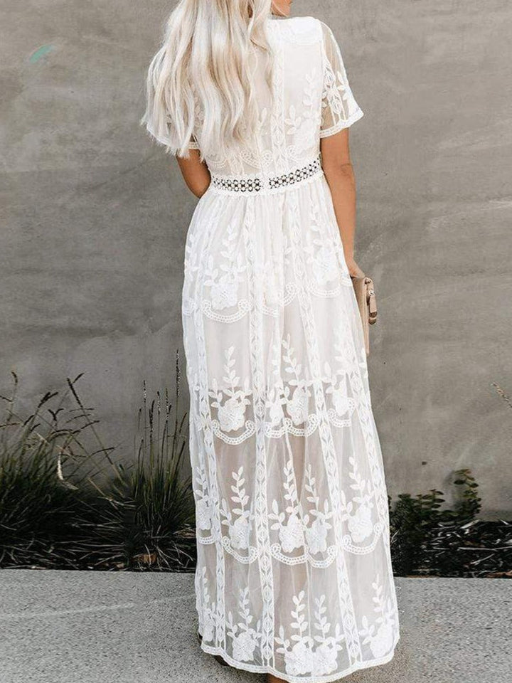 Fleur | Boho Lace Maxi Dress