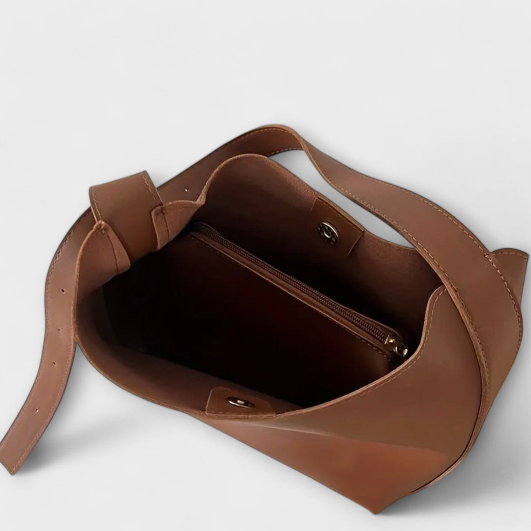 Elowra | Elegant Leather Shoulder Bag