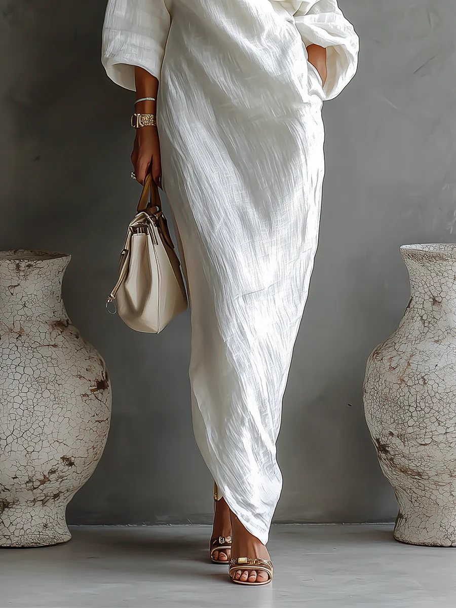 Nerina | One-Shoulder Maxi Dress