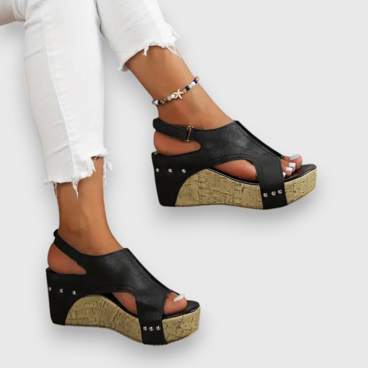 Mia | Retro Platform Sandals