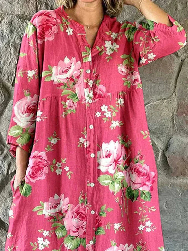 Rivelle | Art Floral Cotton Dress