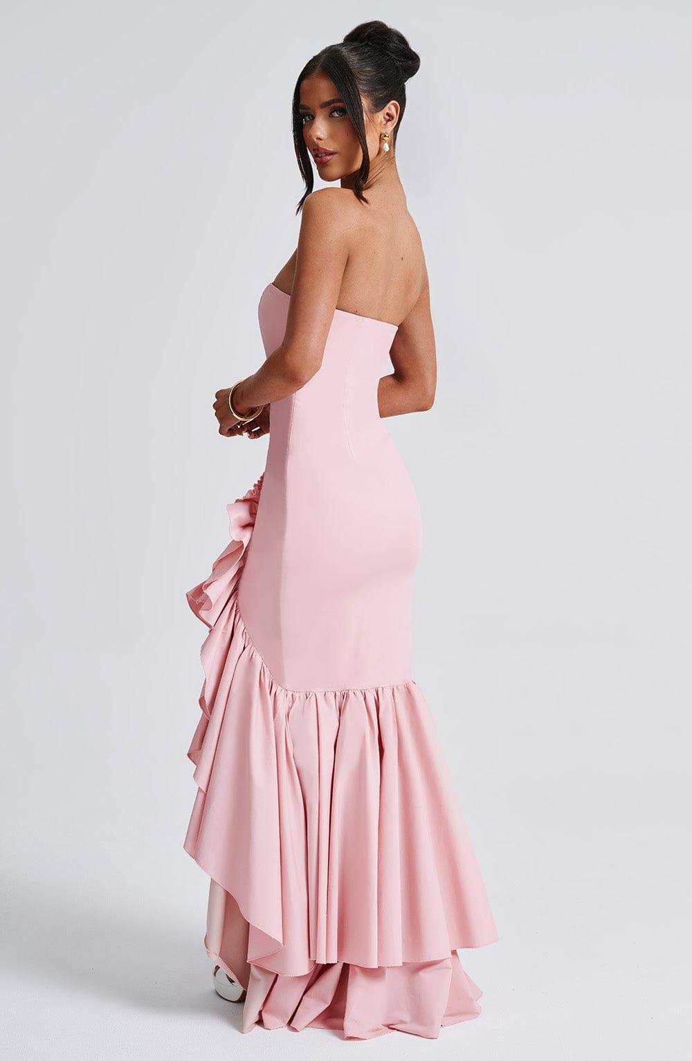 Angelina | Strapless Maxi - Dress Blush