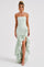 Angelina | Strapless Maxi Dress - Sage