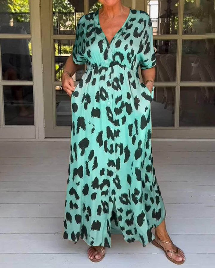 Lucia | Leopard Print Statement Dress