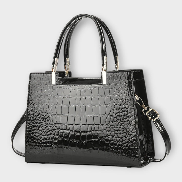 Crovella | Glossy Crocodile Handbag –