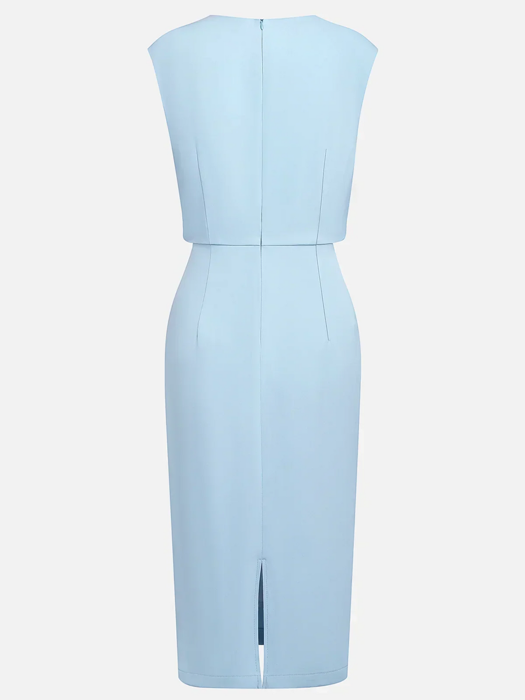 María | Chic Draped Midi Dress