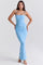 Liana | Elegant Floral Lace Dress - Light Blue