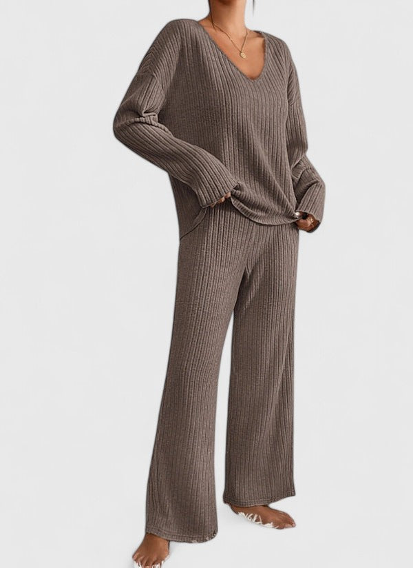 Addison - Ribbed Knit Lounge Set