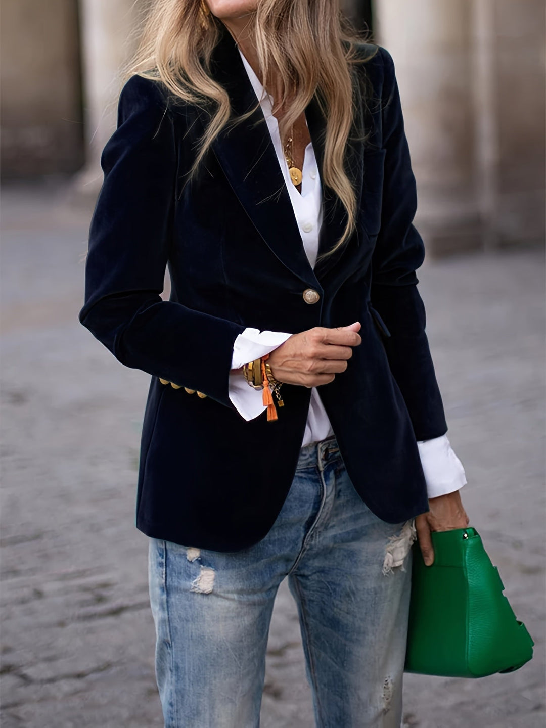 Marnie | Velvet Blazer