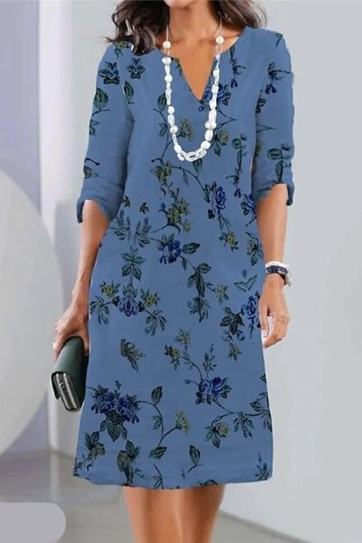Eloria | Layered Floral Tunic Dress