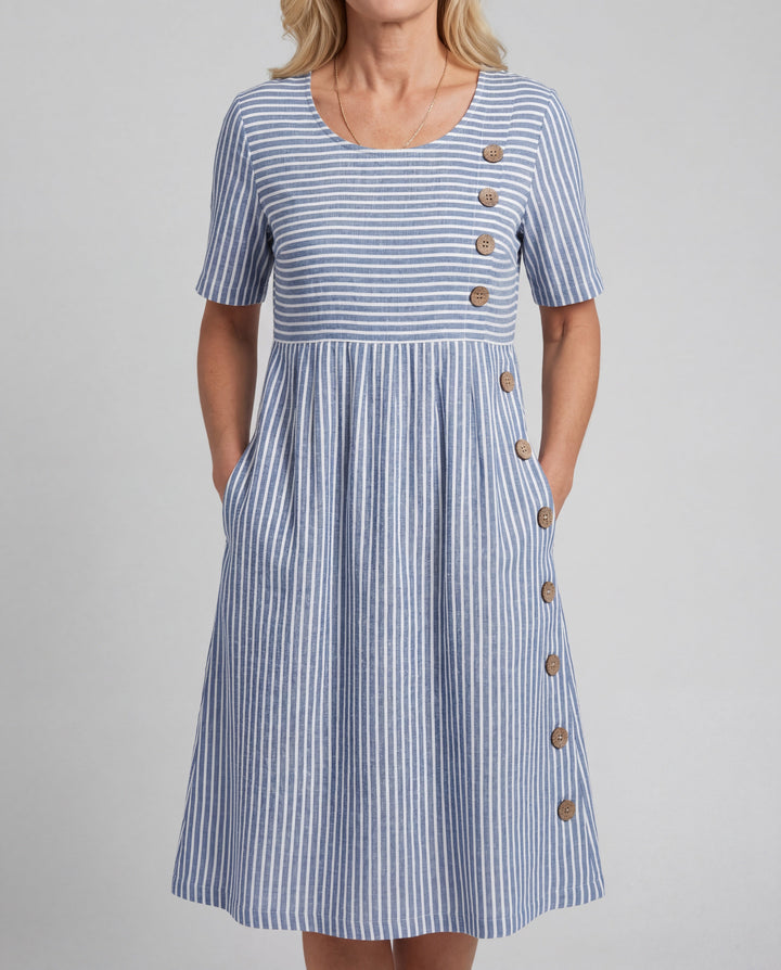 Josipa | Striped Midi Dress
