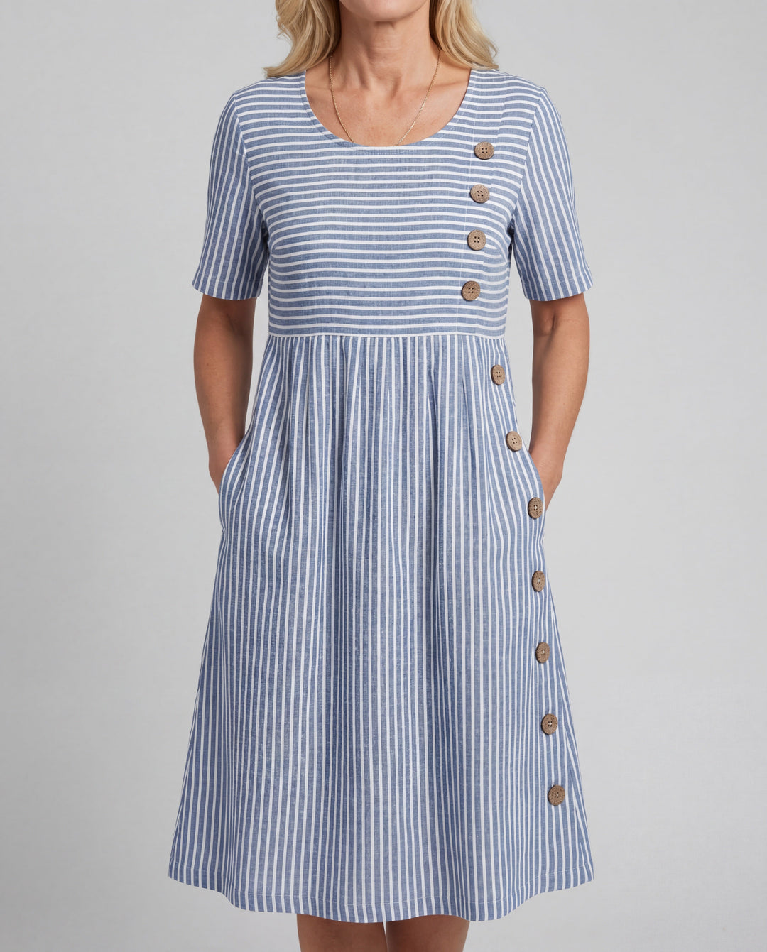 Josipa | Striped Midi Dress
