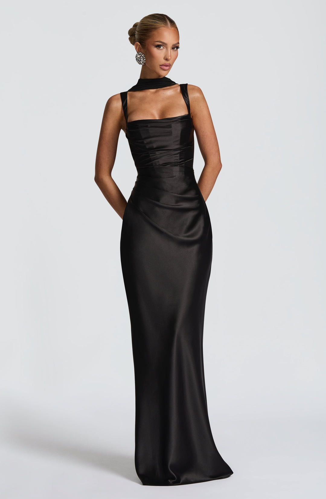 Sequin | Maxi Dress - Black