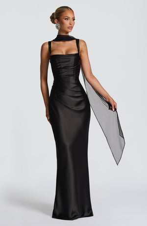 Sequin | Maxi Dress - Black