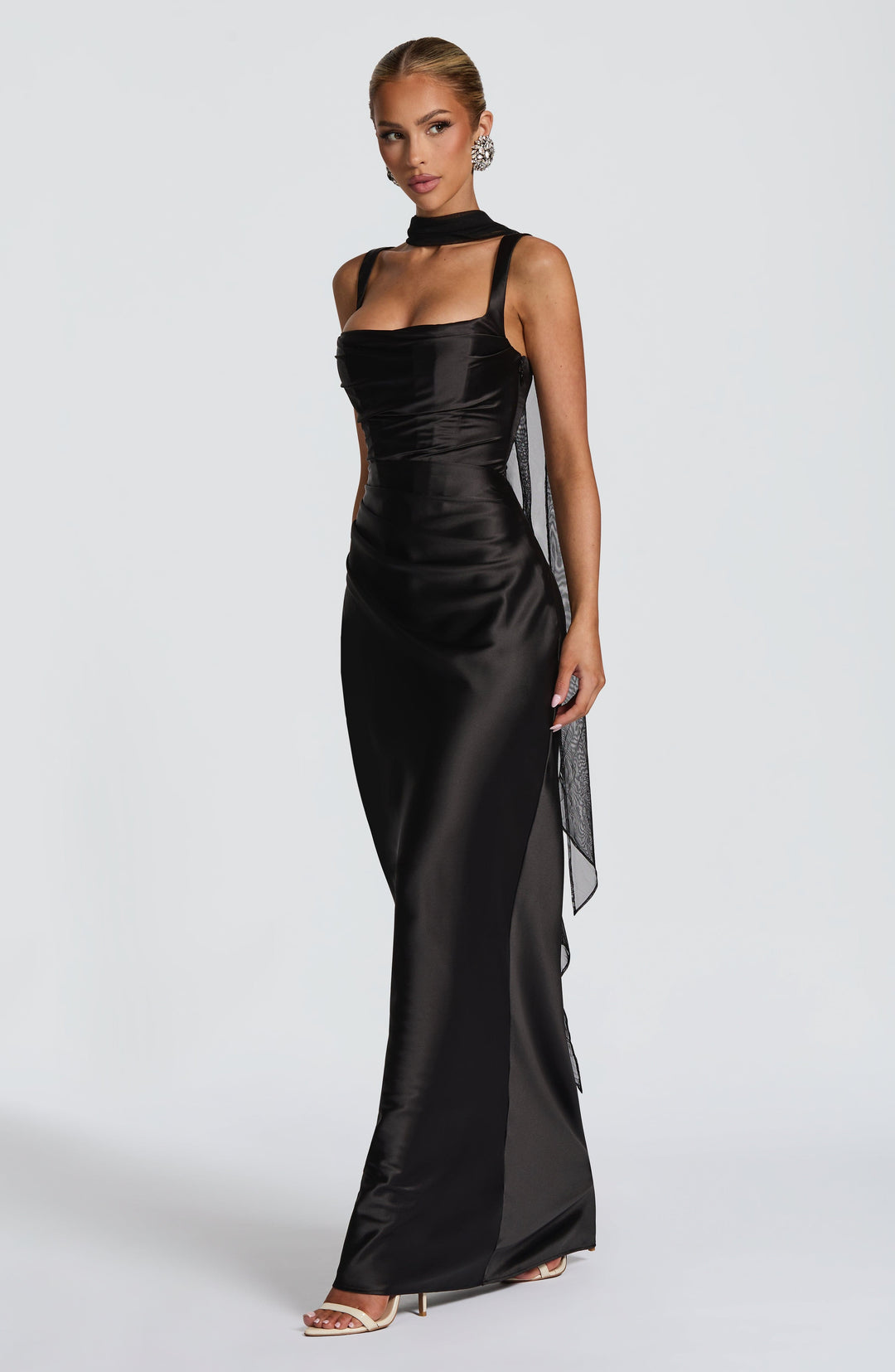 Sequin | Maxi Dress - Black