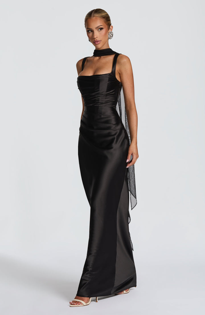 Sequin | Maxi Dress - Black