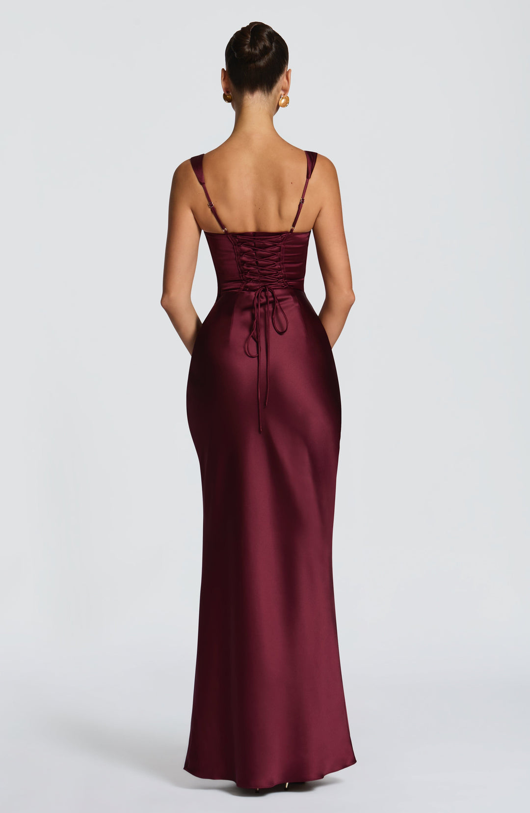 Sequin | Maxi Dress - Cherry Lacquer