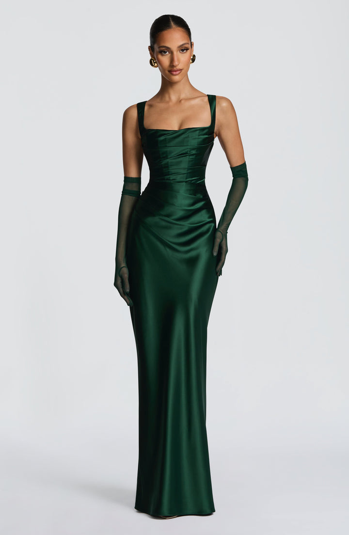 Sequin | Maxi Dress - Emerald