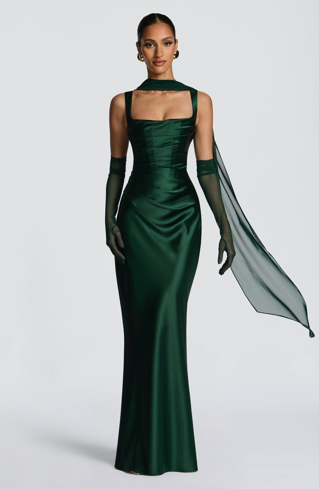 Sequin | Maxi Dress - Emerald