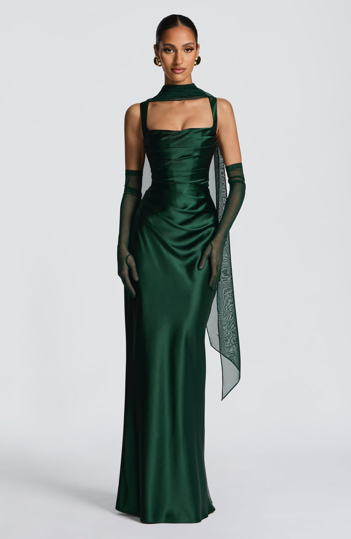 Sequin | Maxi Dress - Emerald