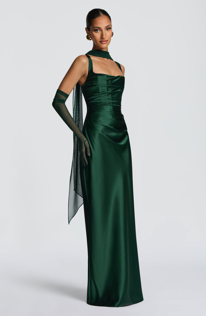 Sequin | Maxi Dress - Emerald