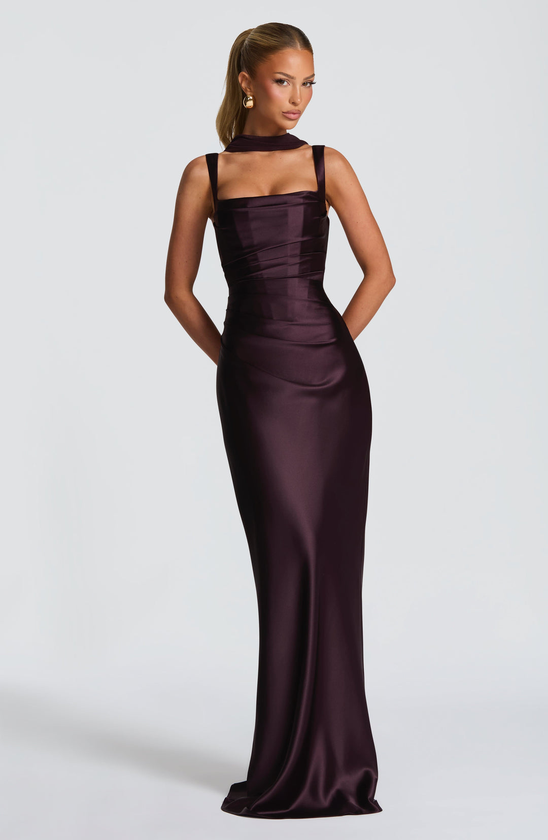 Sequin | Maxi Dress - Plum