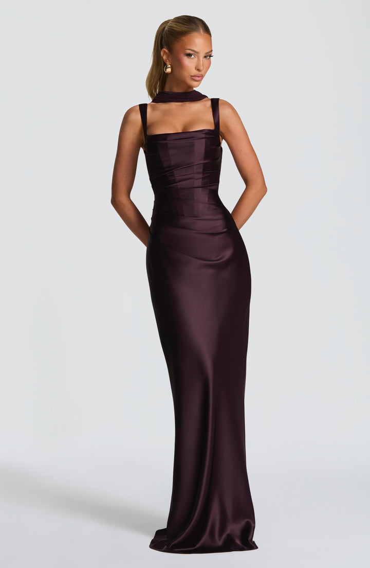 Sequin | Maxi Dress - Plum