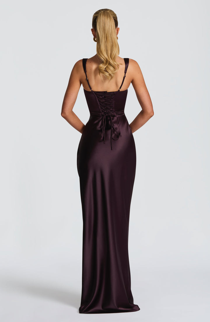 Sequin | Maxi Dress - Plum