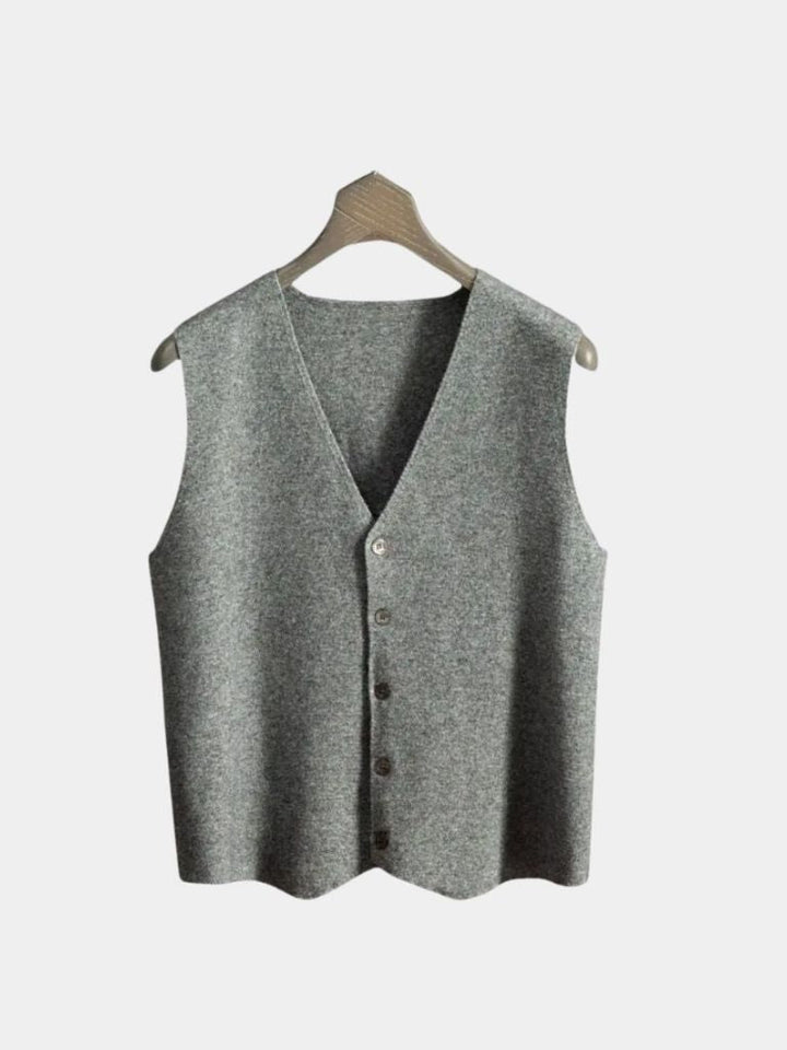 Halveron | Cashmere Cardigan Vest