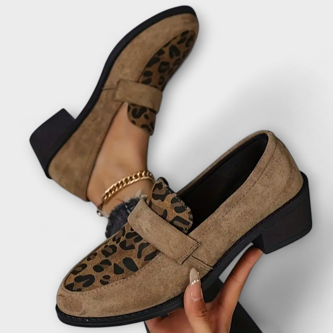 Karla | Leopard Print Loafers