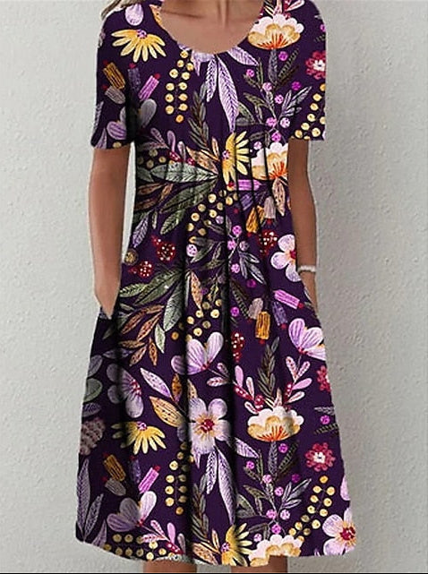 Jamila | Floral Summer Midi Dress