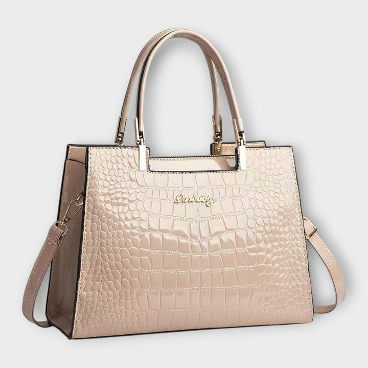 Velora | Crocodile Gloss Handbag