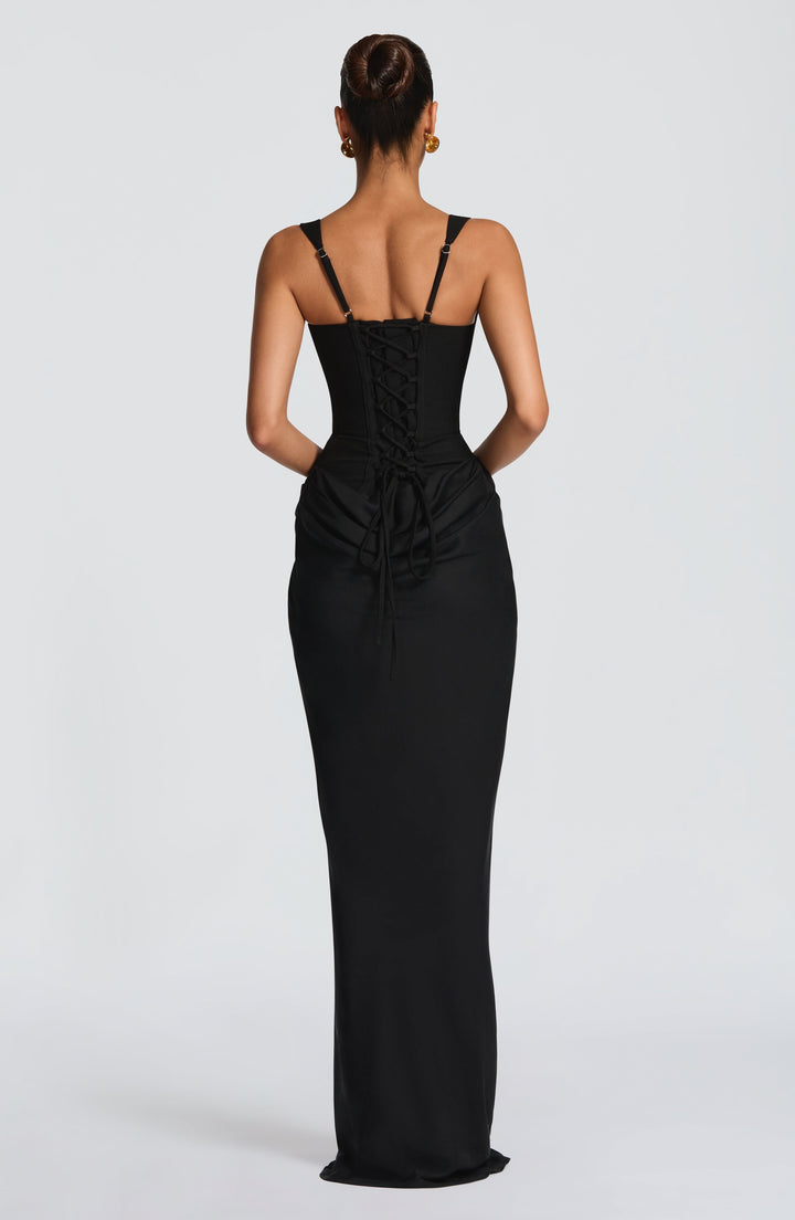 Cornelia | Maxi Dress - Black