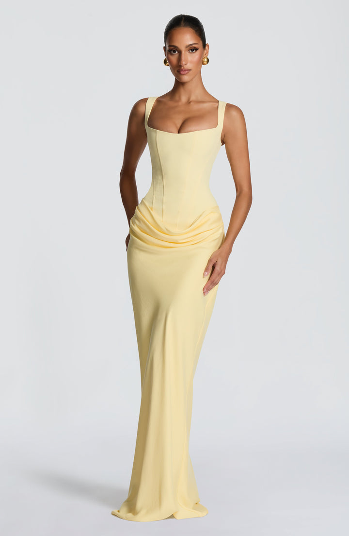 Cornelia | Maxi Dress - Lemon
