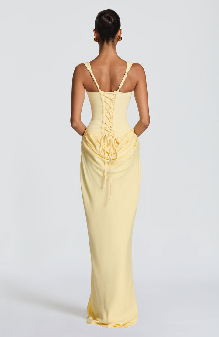 Cornelia | Maxi Dress - Lemon