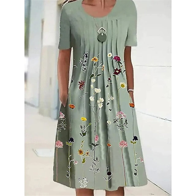 Jamila | Floral Summer Midi Dress
