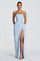 Cyra | Chifon Maxi Dress - Glacier Blue