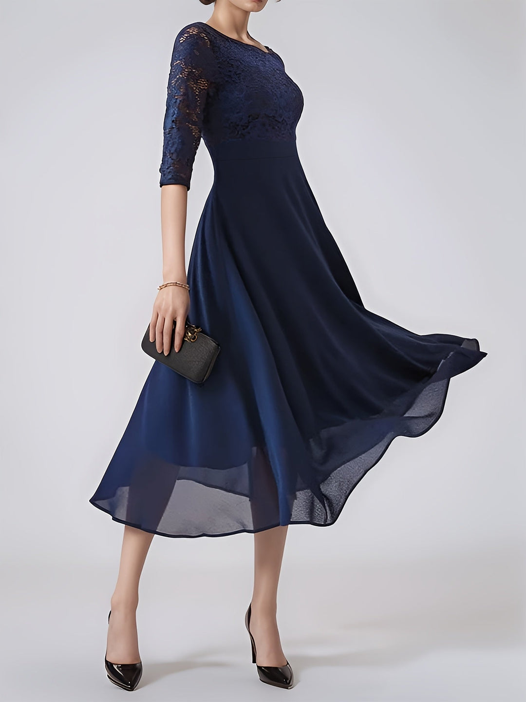 Claara | Elegant Chiffon Evening Gown