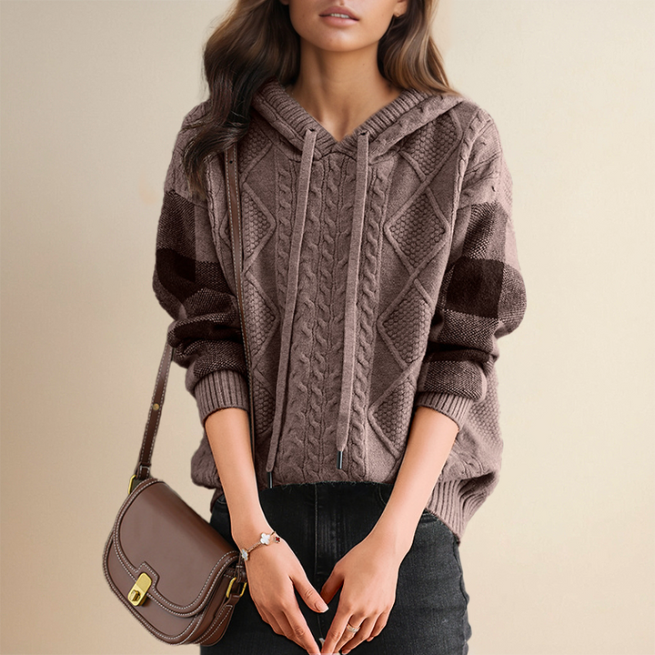 Fabiola | Hooded Jacquard Sweater