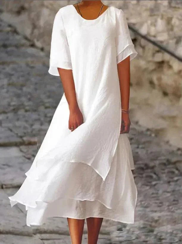 Jasmine | Layered Midi Dress