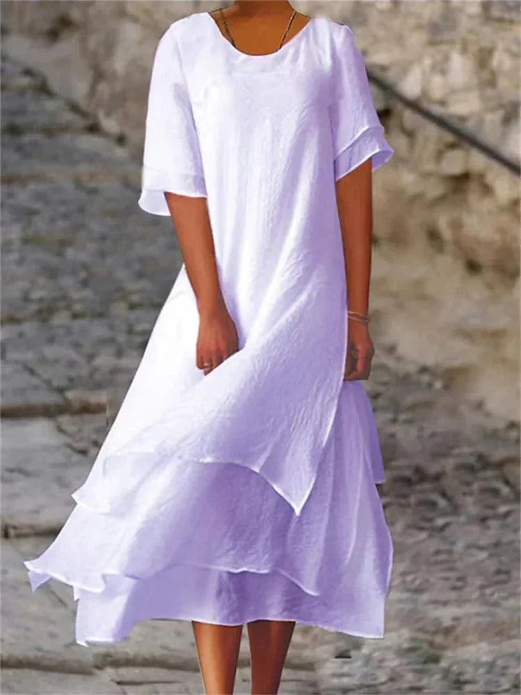Jasmine | Layered Midi Dress