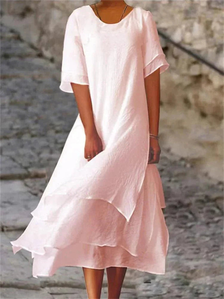 Jasmine | Layered Midi Dress